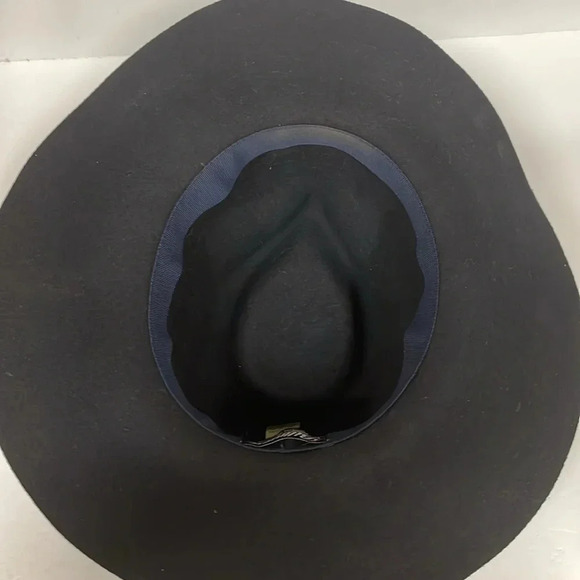 Biltmore by Madewell Black 100% Wool Floppy Brim Fedora Hat main image 4